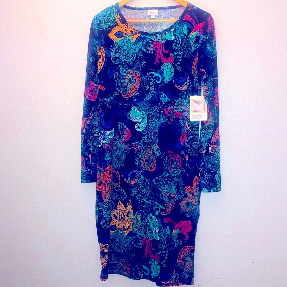 LULAROE DEBBIE DRESS L